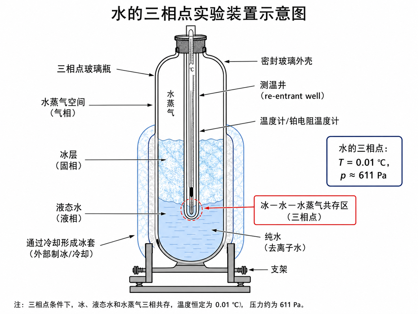 水的三相点实验装置